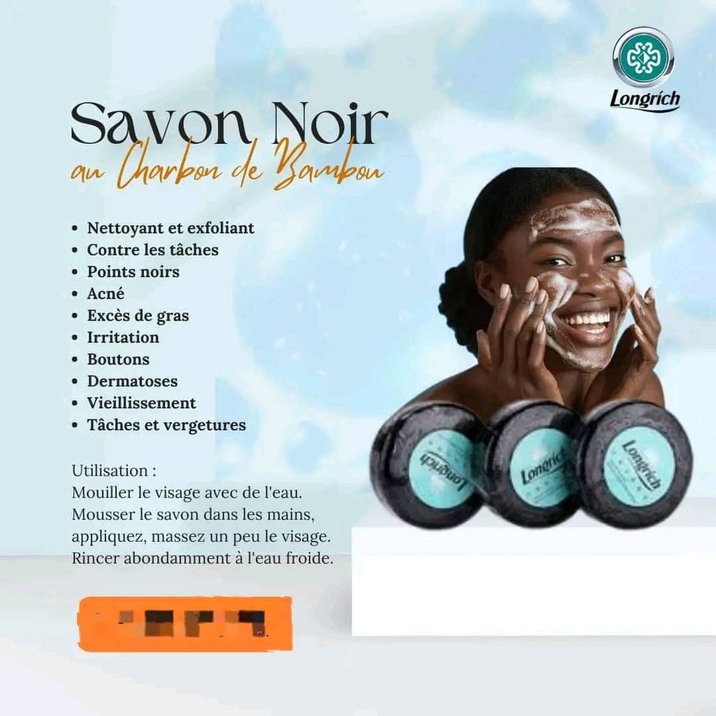 SAVON NOIR BAMBOU 3 EN 1
